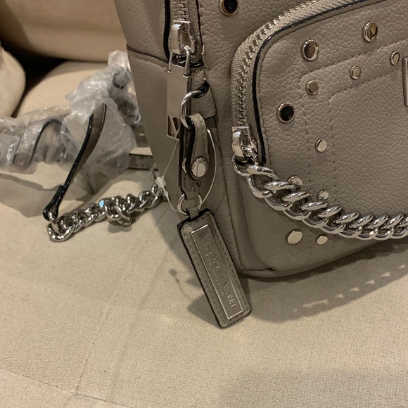 Victoria's Secret Taupe Backpack with Chain Accent - Picture 5 of 5